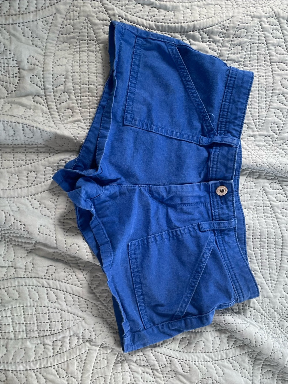 Blue Micro Shorts